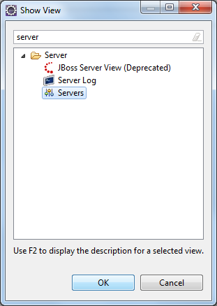 Server Views in Eclipse