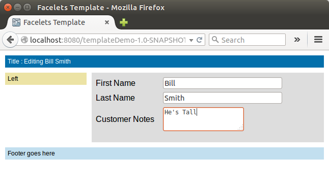 Jsf Page Templates With Facelets Andy Gibson